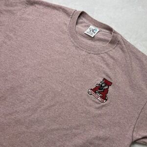 Vintage Alabama Crimson Tide Single Stitch T Shirt Cal Cru USA Made Large